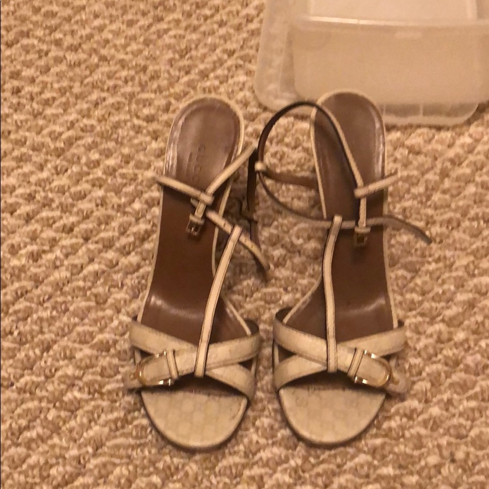 Authentic Gucci T Strap Heels